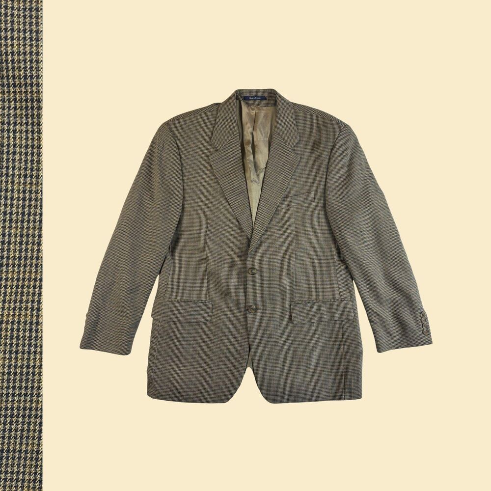 Vintage 90s Chaps Ralph Lauren 40R sport coat/blazer, vintage silk & wool jacket